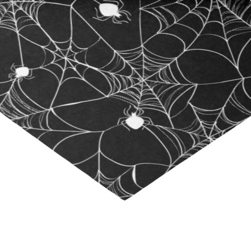 White Spider Web Halloween Tissue Paper