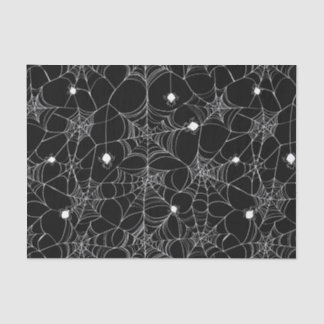 White Spider Web Halloween Tissue Paper