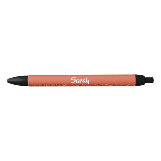 White spider webs pattern pen (Front)