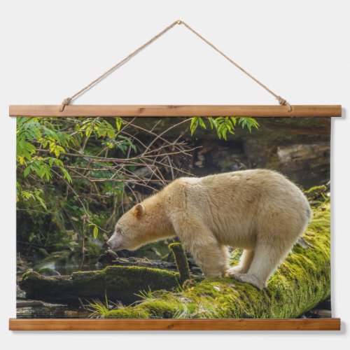 White Spirit Bear Hanging Tapestry
