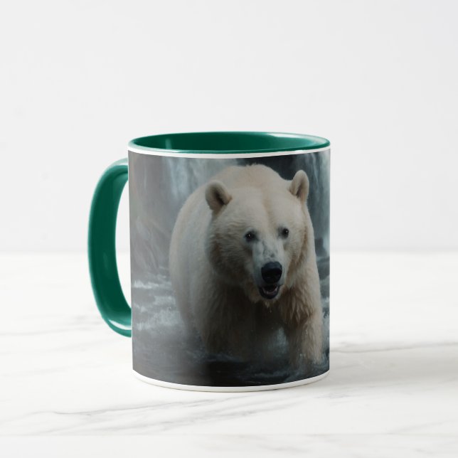 White Spirit Bear Mug (Front Left)