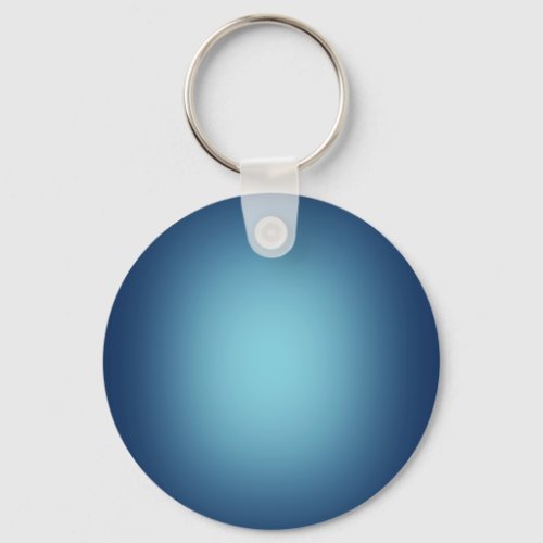 White spotlight on blue keychain