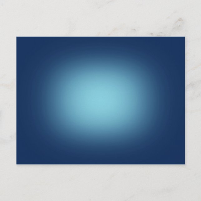 White spotlight on blue postcard (Front)