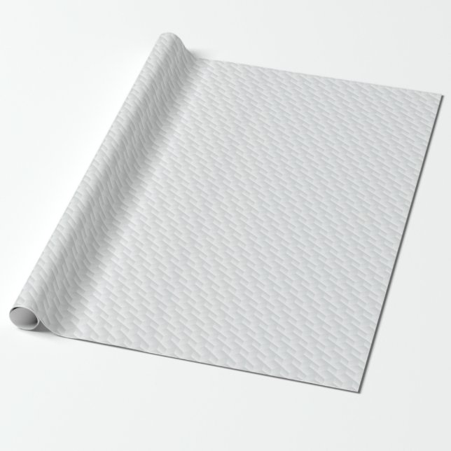 White square embossed wrapping paper (Unrolled)
