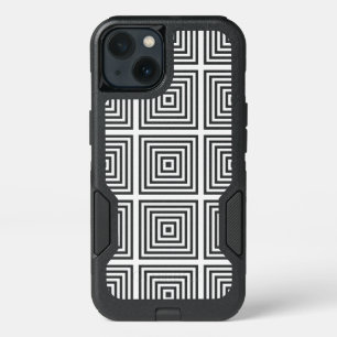White Square Geometric iPhone 13 Case