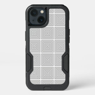 White Square Geometric iPhone 13 Case