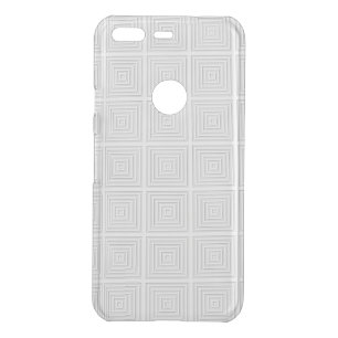 White Square Geometric Uncommon Google Pixel Case