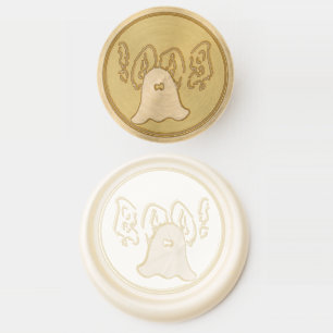 White Squiggly Boo Ghost Stamp Kit