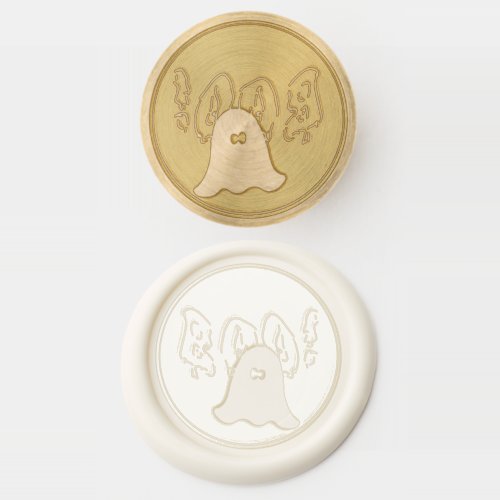 White Squiggly Boo Ghost Stamp Kit