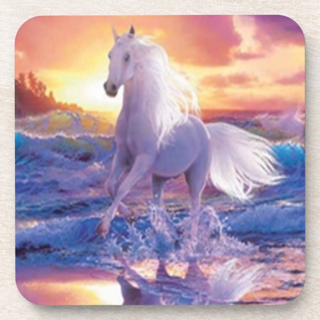 White Stallion Coasters (Front)