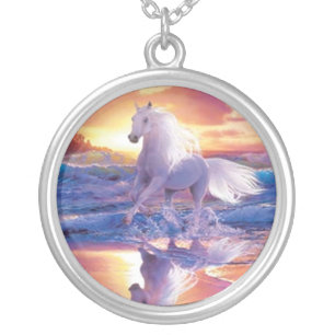 White Stallion Necklace