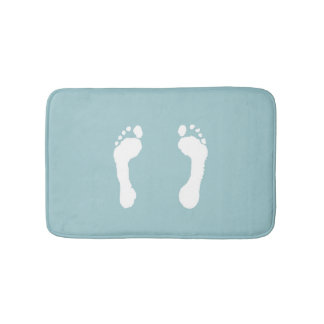 Footprint Bath Mats | Zazzle