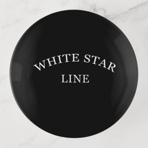 White Star Line CREWMANS DESIGN RMS TITANIC Trinket Tray