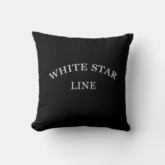 White Star Line CREWMAN'S REPLICA DESIGN TITANIC Throw Pillow