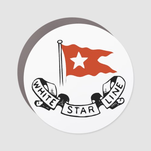 White Star Line Logo Car Magnet