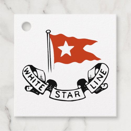 White Star Line Logo Favor Tags