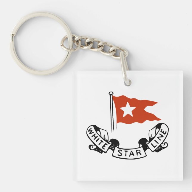 White Star Line Logo Keychain (Front)