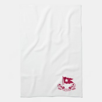 White Star Line Logo Kitchen Towel by peaklander at Zazzle