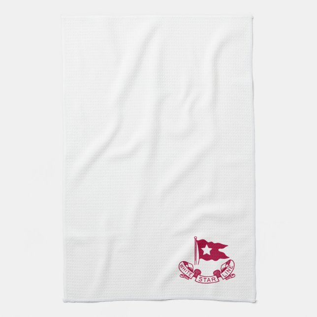 White Star Line logo Kitchen Towel (Vertical)