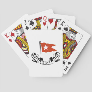 White Star Line Logo Poker Cards