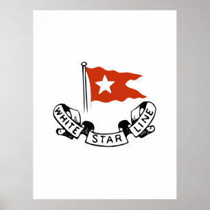 White Star Line Logo Poster