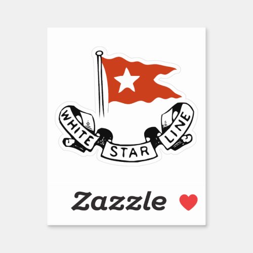 White Star Line Logo Sticker
