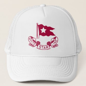 White Star Line Logo Trucker Hat by peaklander at Zazzle