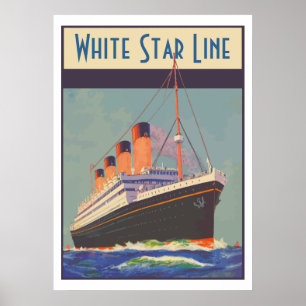 White Star Line (Titanic) Poster