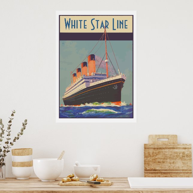 White Star Line (Titanic) Poster | Zazzle