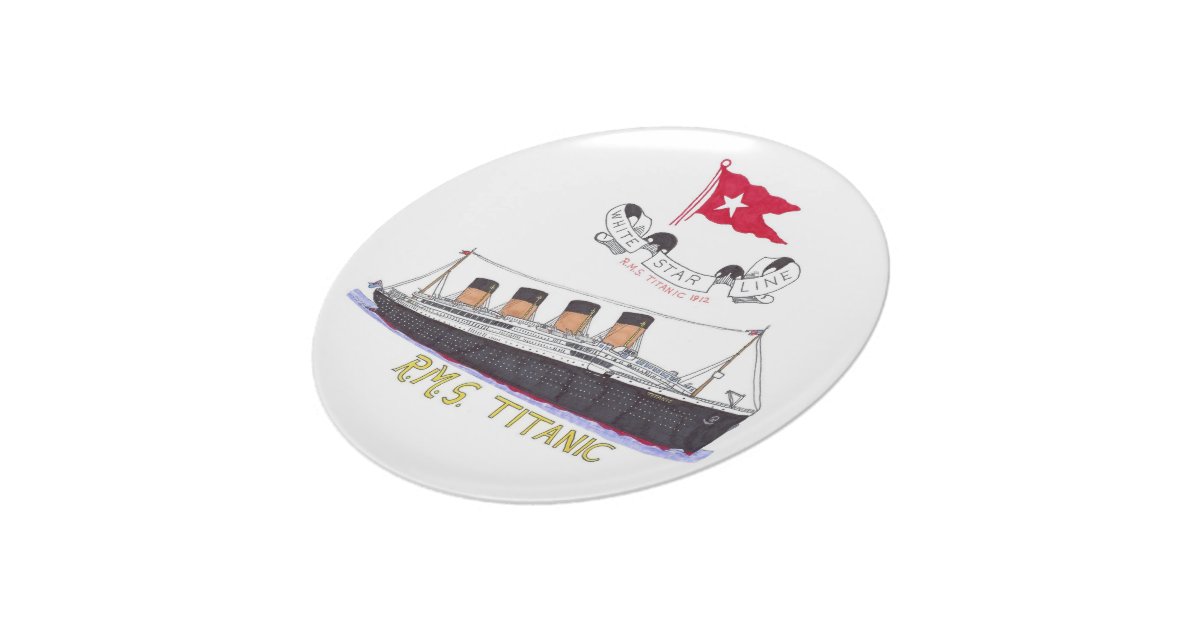 White Star Line's Titanic Dinner Plate