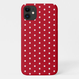 white star pattern on red Case-Mate iPhone case