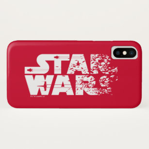 White Star Wars Logo iPhone X Case