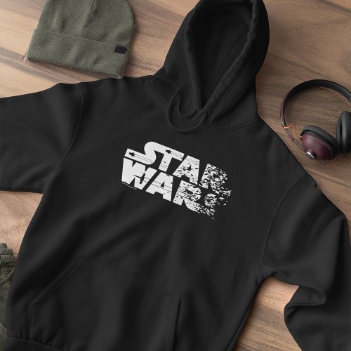 White Star Wars Logo Hoodie