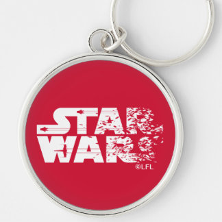 White Star Wars Logo Keychain