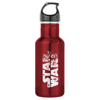 White Star Wars Logo Stainless Steel Water Bottle