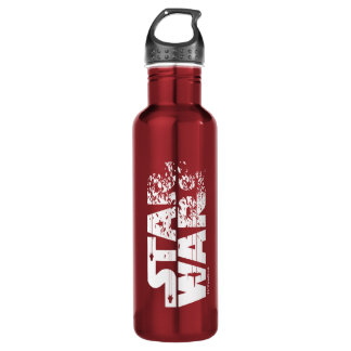 White Star Wars Logo Stainless Steel Water Bottle