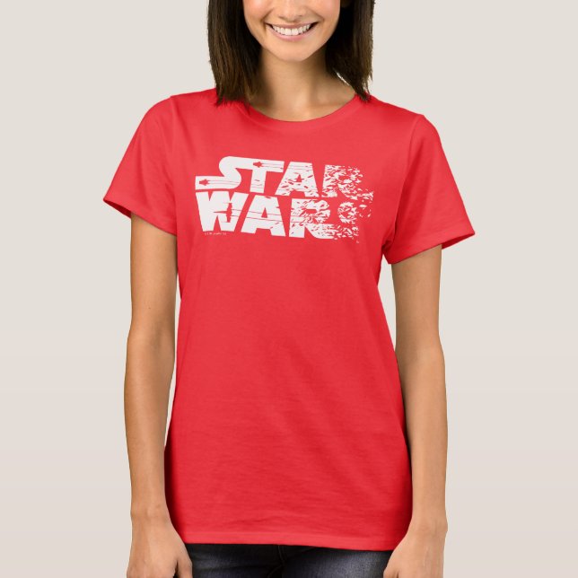 White Star Wars Logo T-Shirt (Front)