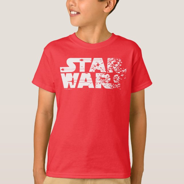 White Star Wars Logo T-Shirt (Front)