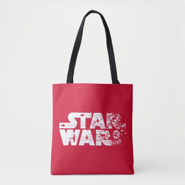 White Star Wars Logo Tote Bag (Front)