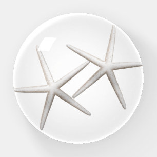 White Starfish Elegant Paperweight