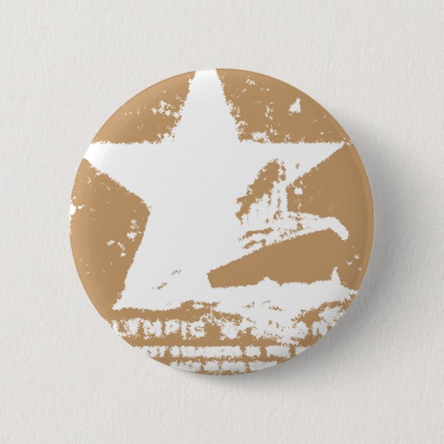 White Starr 2 Button (Front)