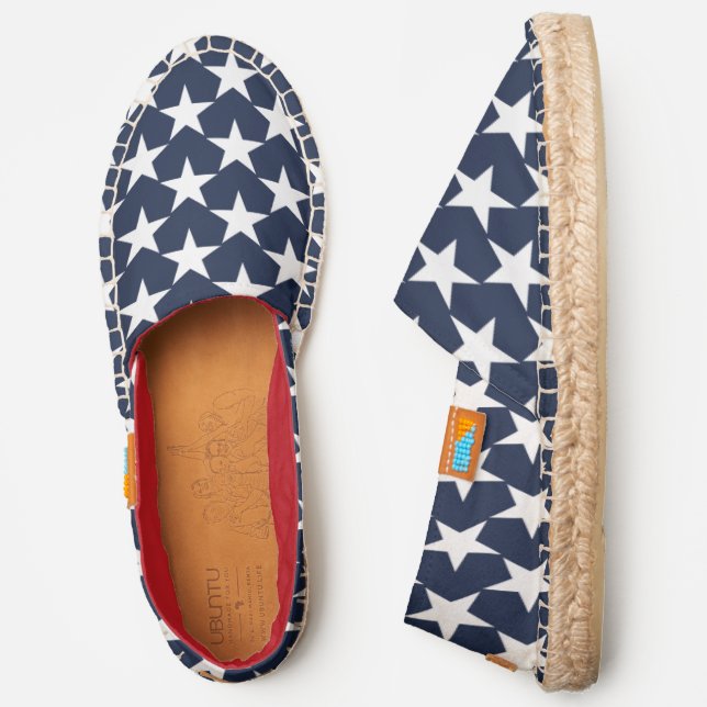 White Stars Espadrilles (Side)