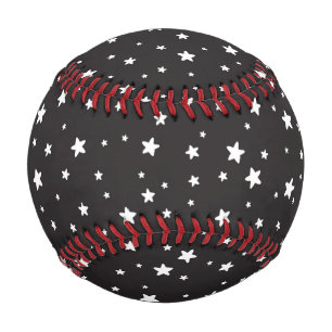 White Stars on Black Baseball