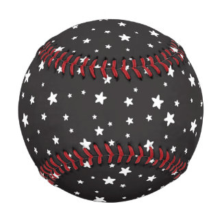 White Stars on Black Baseball