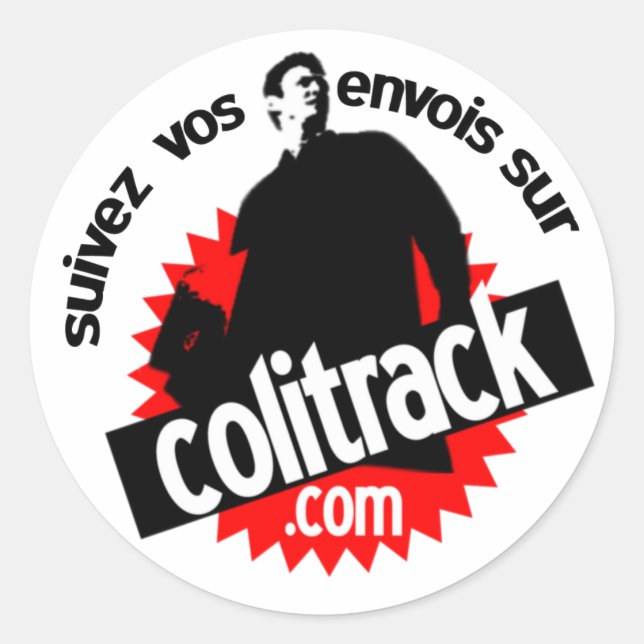 white sticker follow (Front)