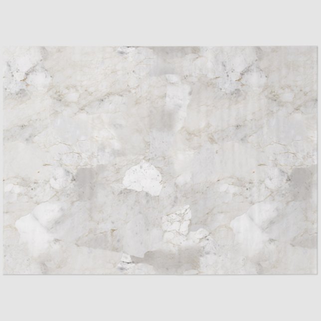 White Stone Textures Design 8 Tissue Paper (Front)