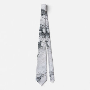 White Stone Textures Design Series 5 Neck Tie