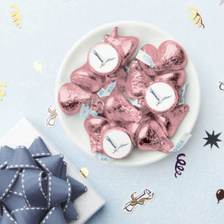 White stork flying hershey®'s kisses®