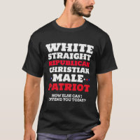White Straight Republican Christian Male Patriot