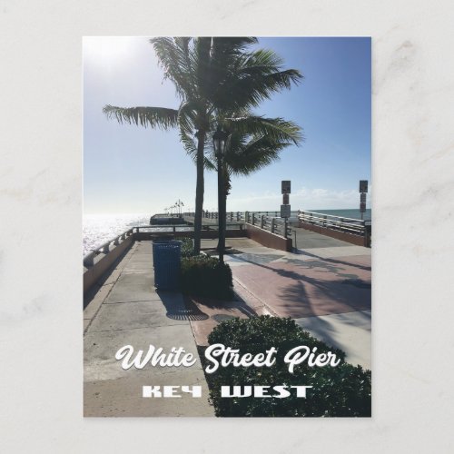 White Street Pier Key West Florida Postcard
